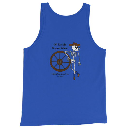 Men's Ol' Rockin Wagon Wheel - Royal Blue
