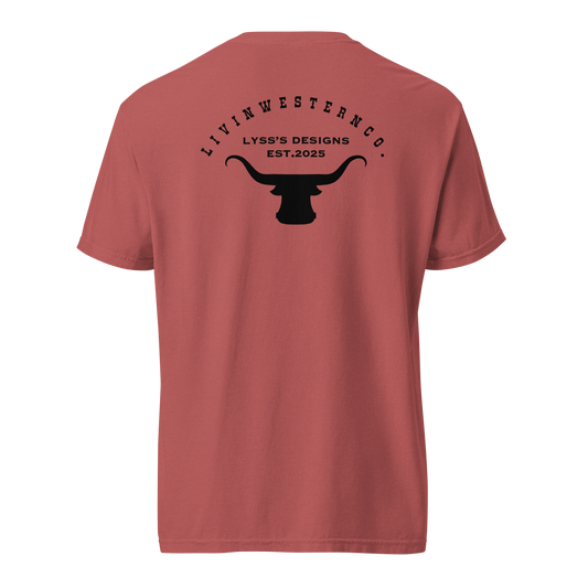 Unisex Logo Heavyweight T-shirt - Crimson
