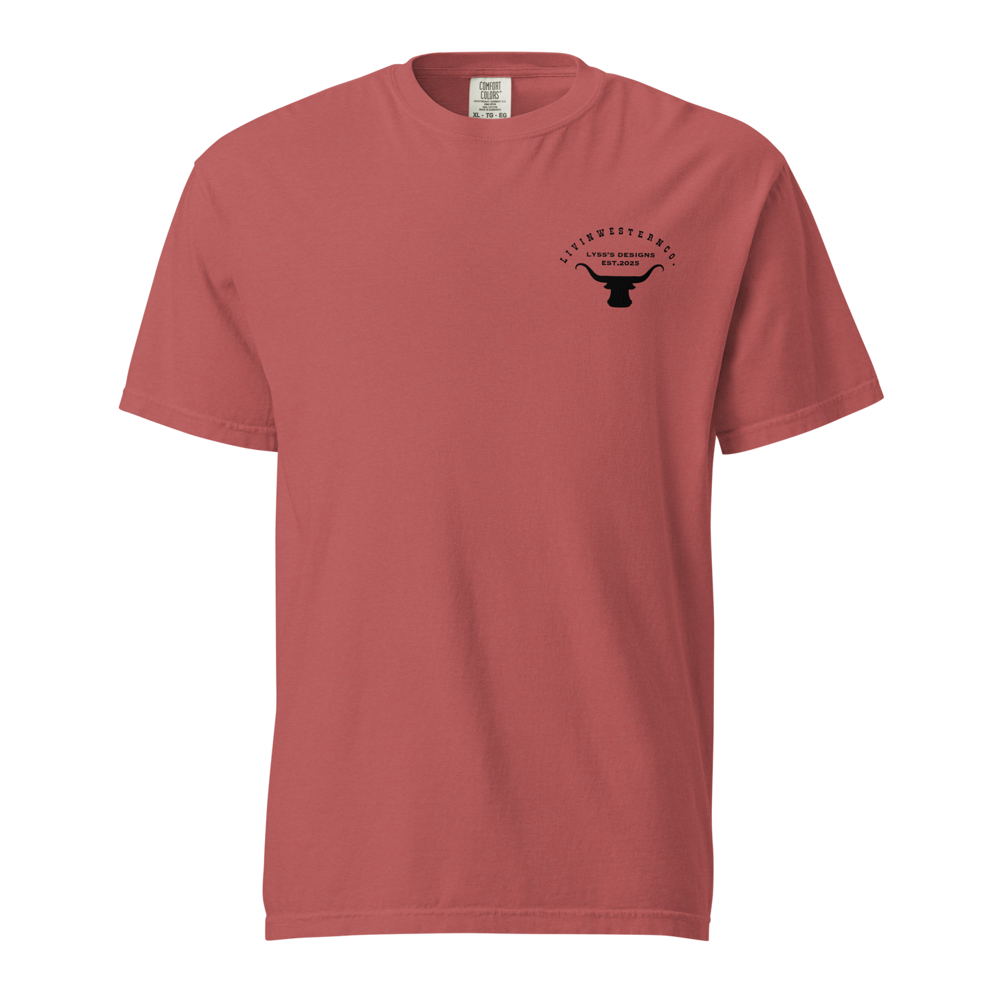 Unisex Logo Heavyweight T-shirt - Crimson
