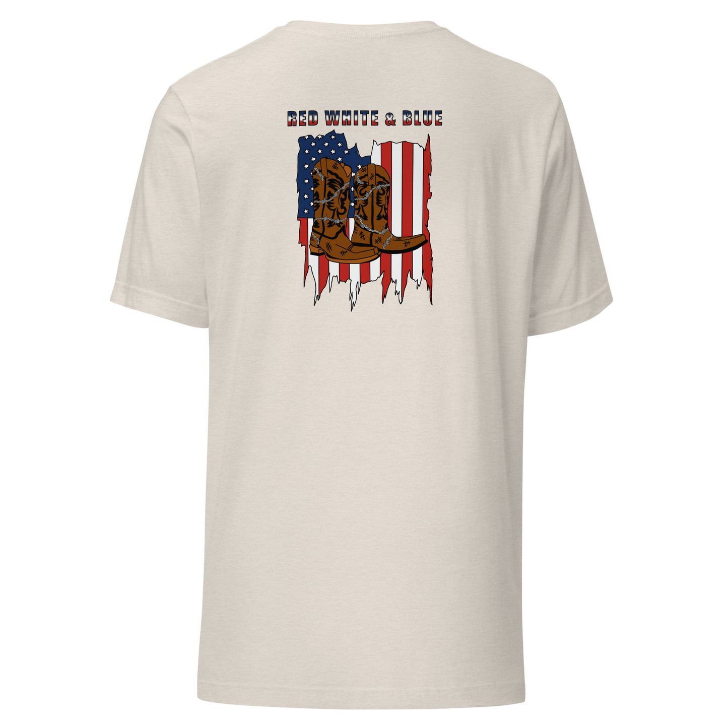 Unisex Red White & Blue - Cream